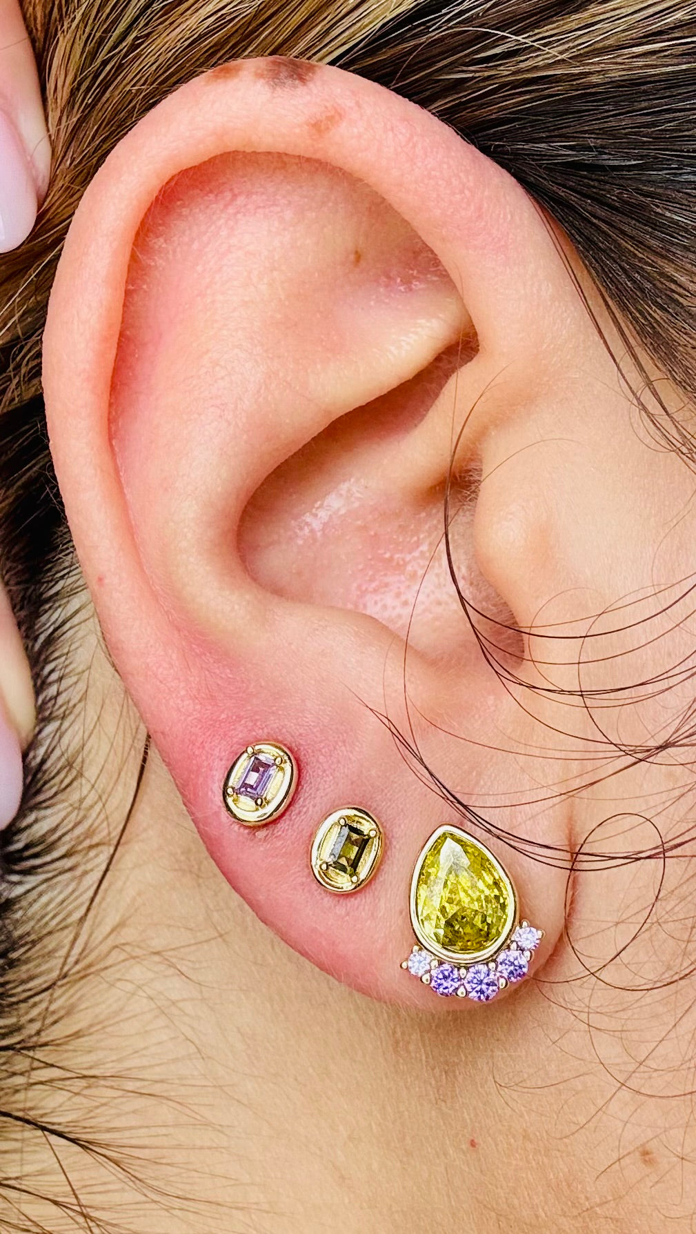 Pear Drop Studs 🍐 ✨