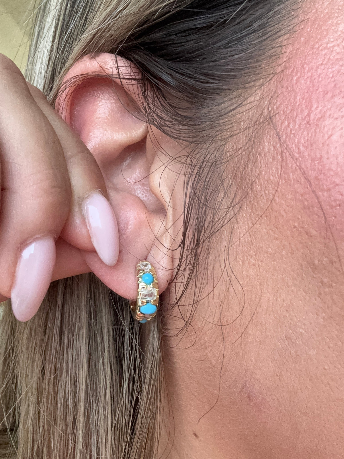 Turquoise Huggies 🩵✨