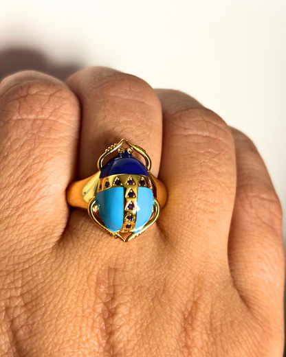 Escarabajo Ring 💙🪲💚