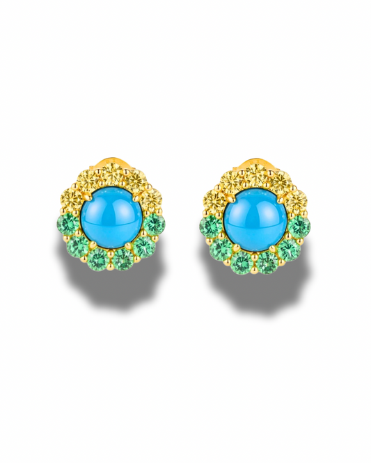 Emerald Tide Earrings