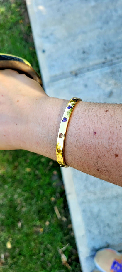 Over the Rainbow Sapphires Bangle 🌈✨