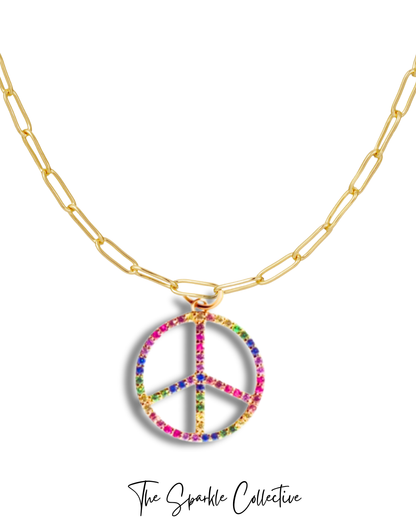 Peace Pop Necklace ✌🏻 ☮️