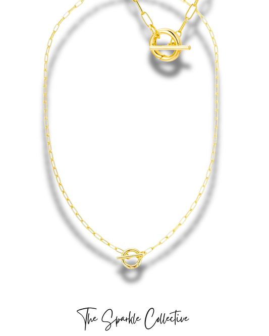 Paperclip Clasp Necklace
