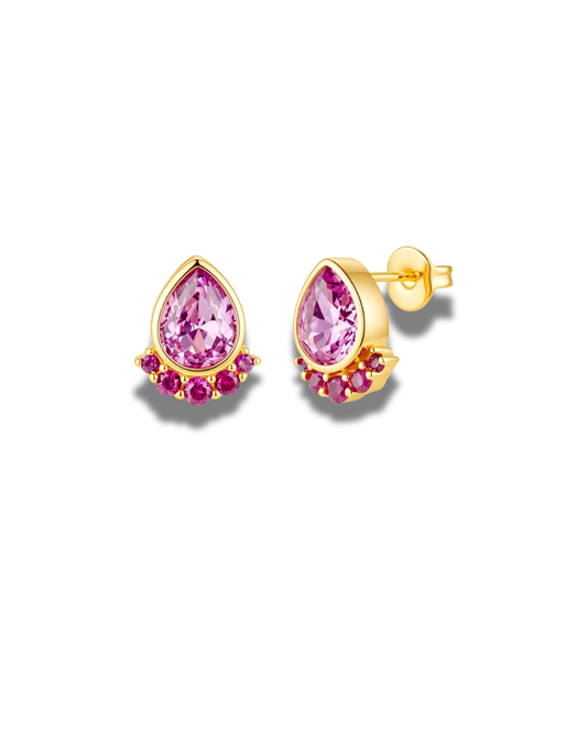 Pink Pixie Droplet Earrings