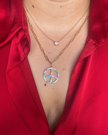 Peace Pop Necklace ✌🏻 ☮️